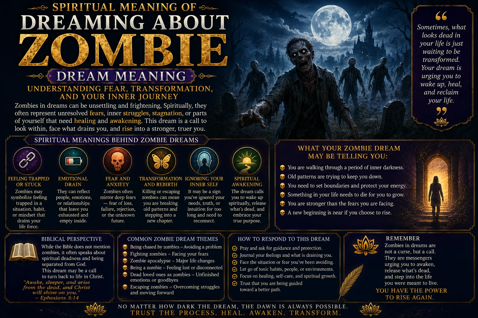 Spiritual Meaning of Dreaming About Zombie Dream Meaning: Understanding Fear, Transformation, and Your Inner Journey