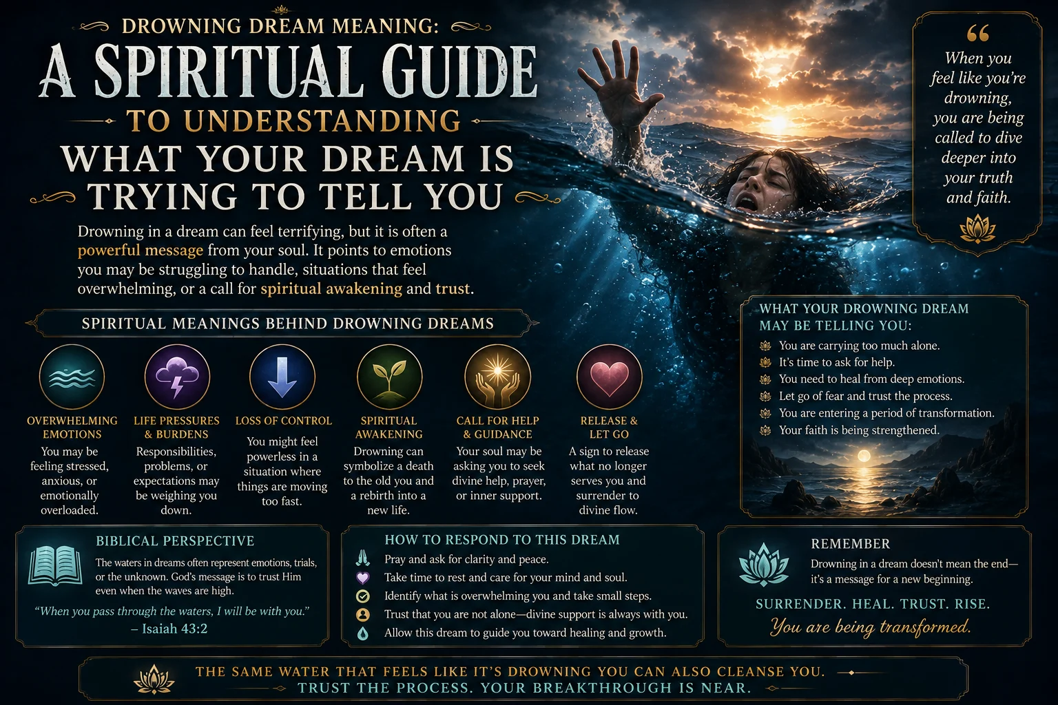 Drowning Dream Meaning: A Spiritual Guide to Understanding What Your Dream Is Trying to Tell You