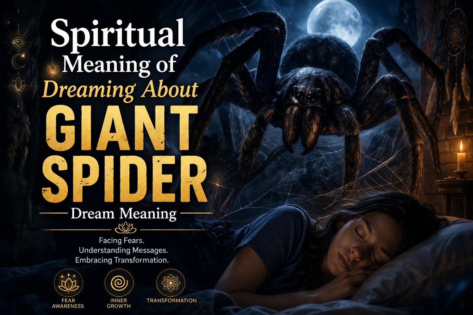Spiritual Meaning of Dreaming About Giant Spider Dream Meaning
