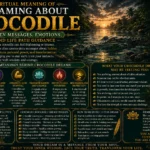 Spiritual Meaning of Dreaming About Crocodile: Hidden Messages, Emotions, and Life Path Guidance
