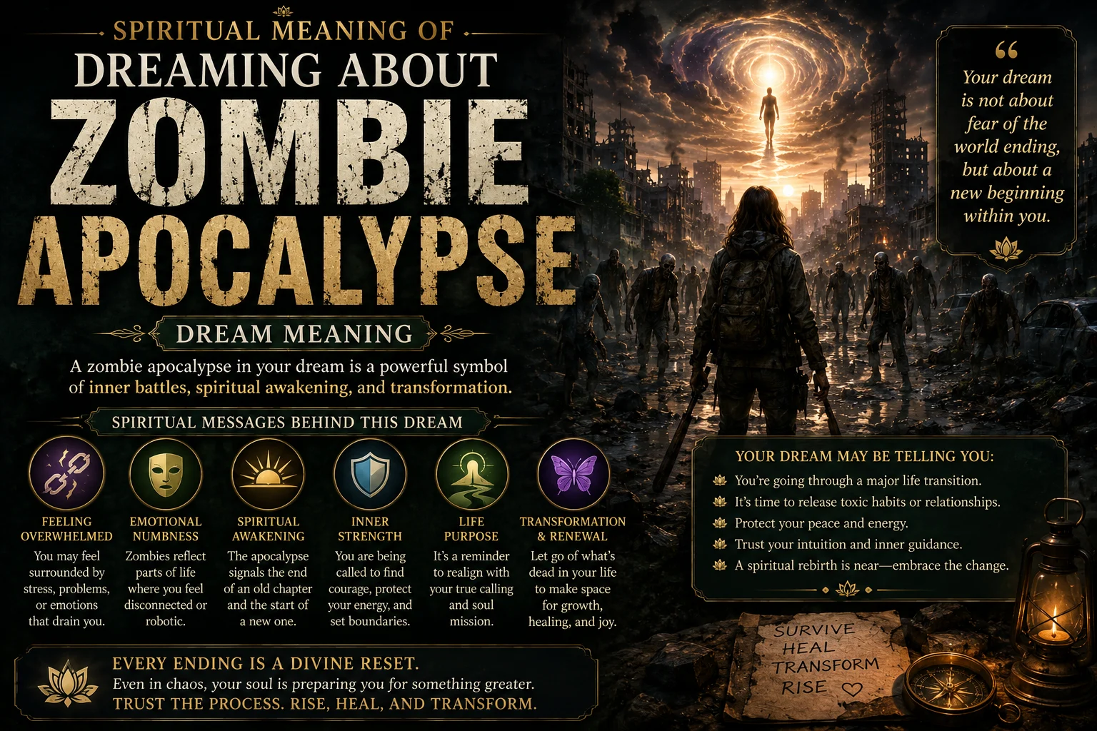 Spiritual Meaning of Dreaming About Zombie Apocalypse Dream Meaning