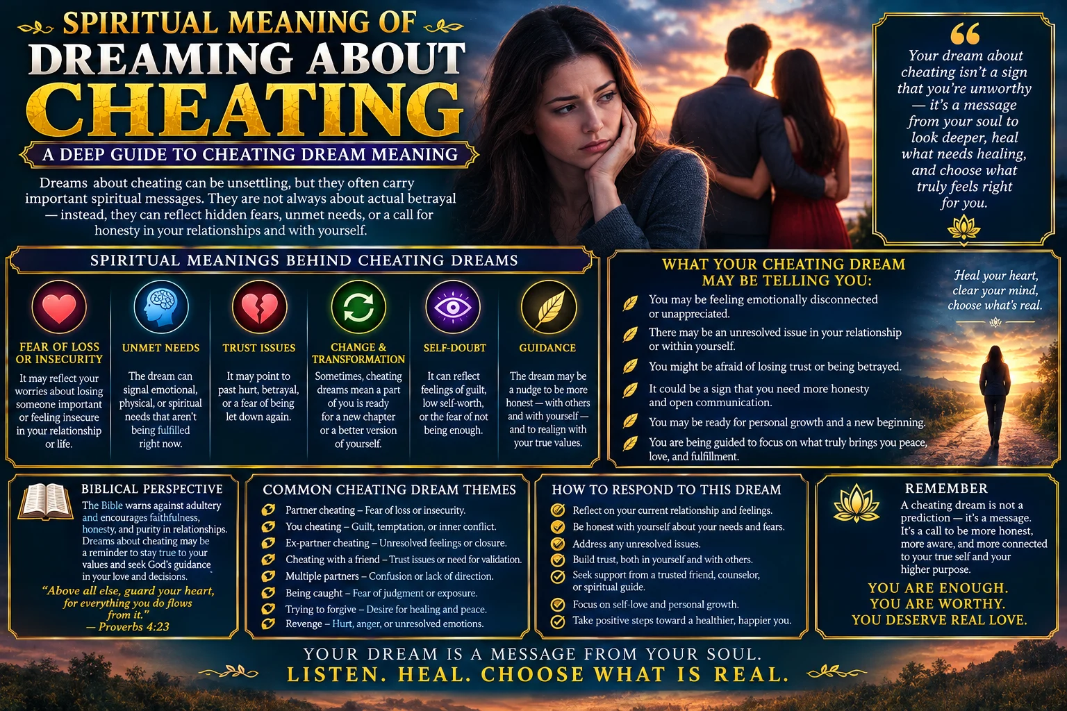 Spiritual Meaning of Dreaming About Cheating: A Deep Guide to Cheating Dream Meaning
