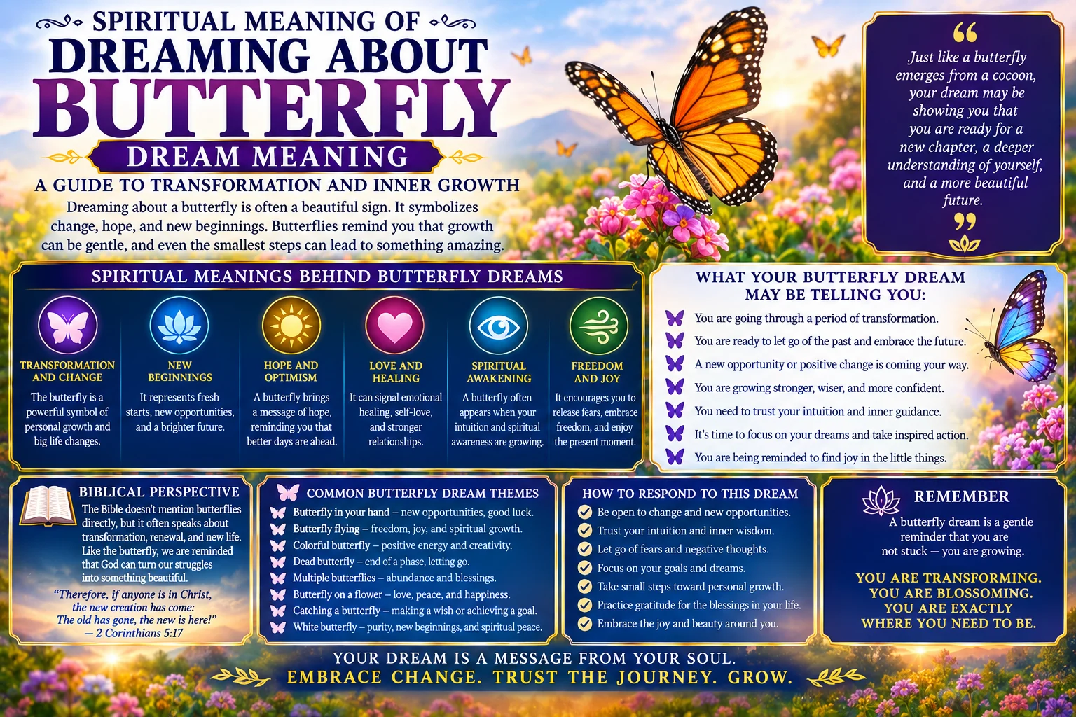 Spiritual Meaning of Dreaming About Butterfly Dream Meaning: A Guide to Transformation and Inner Growth