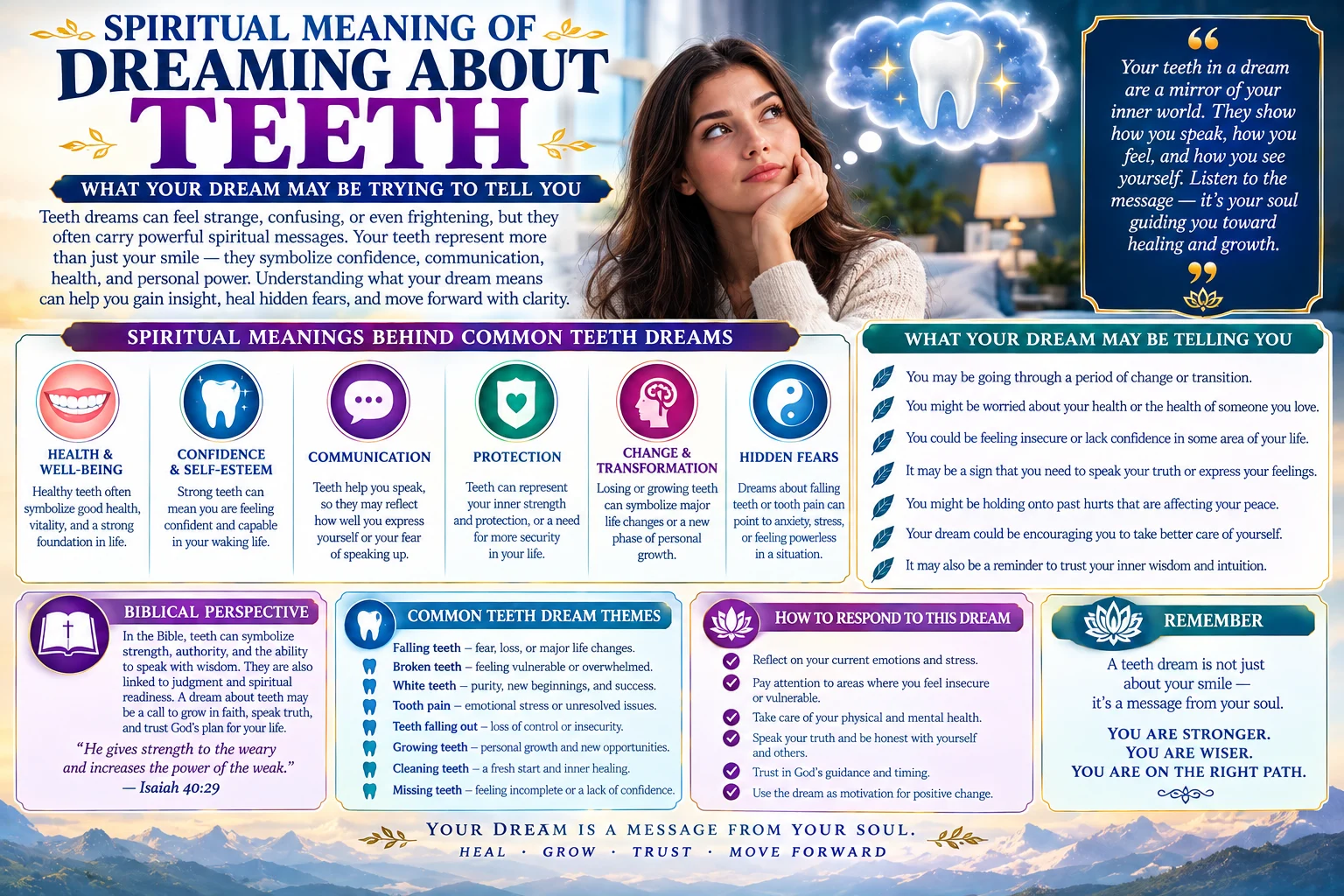 Spiritual Meaning of Dreaming About Teeth: What Your Dream May Be Trying to Tell You